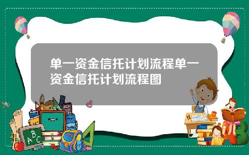 单一资金信托计划流程单一资金信托计划流程图