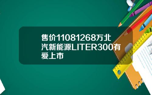 售价11081268万北汽新能源LITER300有爱上市