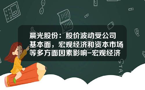晨光股份：股价波动受公司基本面，宏观经济和资本市场等多方面因素影响-宏观经济因素对上市公司资本结构关联性