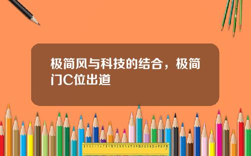 极简风与科技的结合，极简门C位出道