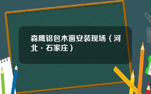森鹰铝包木窗安装现场（河北·石家庄）