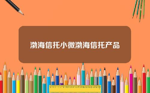 渤海信托小微渤海信托产品