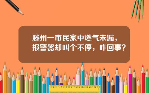 滕州一市民家中燃气未漏，报警器却叫个不停，咋回事？
