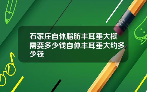 石家庄自体脂肪丰耳垂大概需要多少钱自体丰耳垂大约多少钱