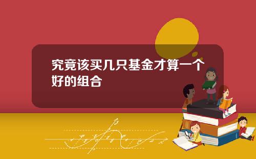 究竟该买几只基金才算一个好的组合