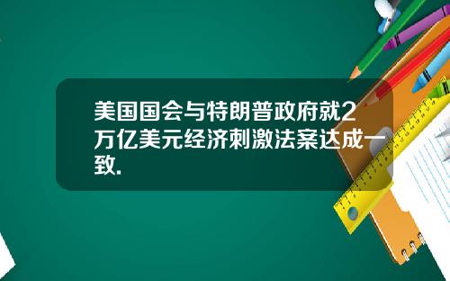 美国国会与特朗普政府就2万亿美元经济刺激法案达成一致.