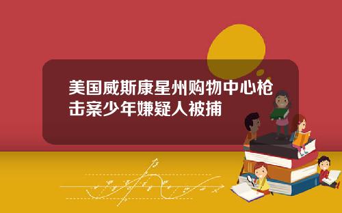 美国威斯康星州购物中心枪击案少年嫌疑人被捕