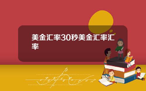 美金汇率30秒美金汇率汇率