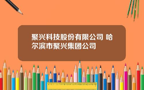 聚兴科技股份有限公司 哈尔滨市聚兴集团公司