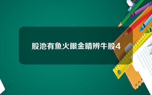 股池有鱼火眼金睛辨牛股4