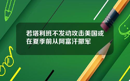 若塔利班不发动攻击美国或在夏季前从阿富汗撤军
