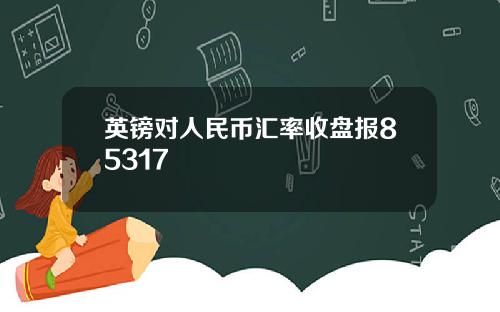 英镑对人民币汇率收盘报85317