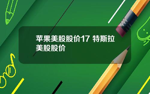 苹果美股股价17 特斯拉美股股价