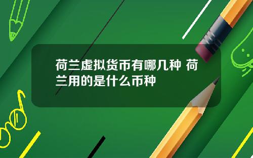 荷兰虚拟货币有哪几种 荷兰用的是什么币种