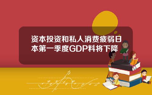 资本投资和私人消费疲弱日本第一季度GDP料将下降