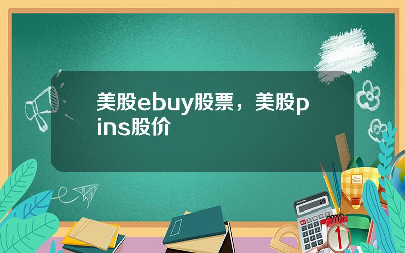 美股ebuy股票，美股pins股价