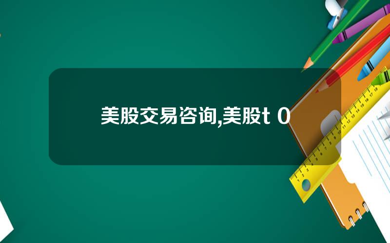 美股交易咨询,美股t+0