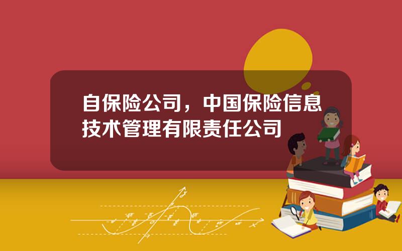 自保险公司，中国保险信息技术管理有限责任公司