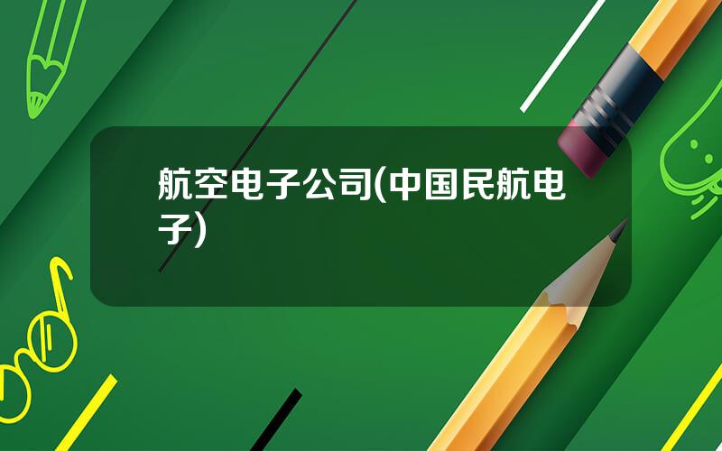 航空电子公司(中国民航电子)