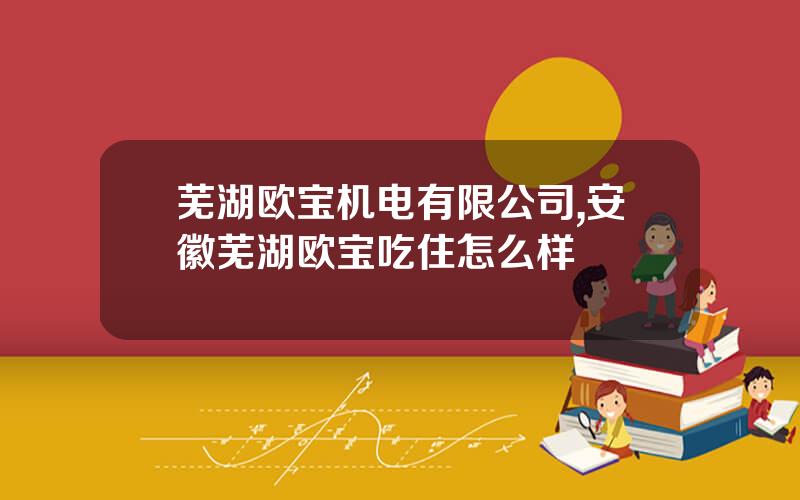 芜湖欧宝机电有限公司,安徽芜湖欧宝吃住怎么样