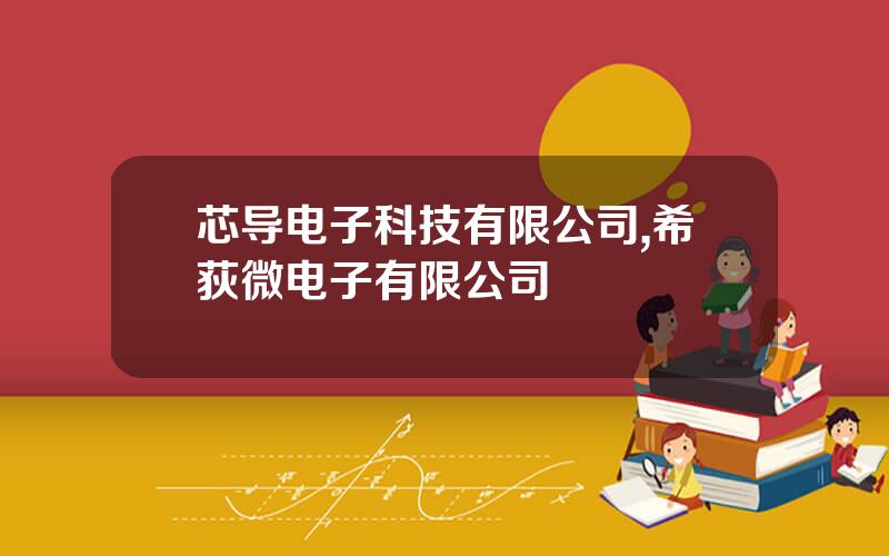 芯导电子科技有限公司,希荻微电子有限公司
