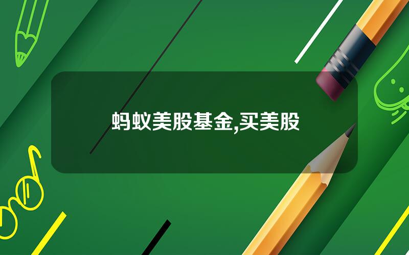 蚂蚁美股基金,买美股