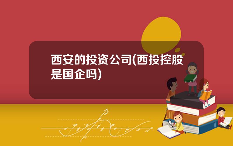 西安的投资公司(西投控股是国企吗)