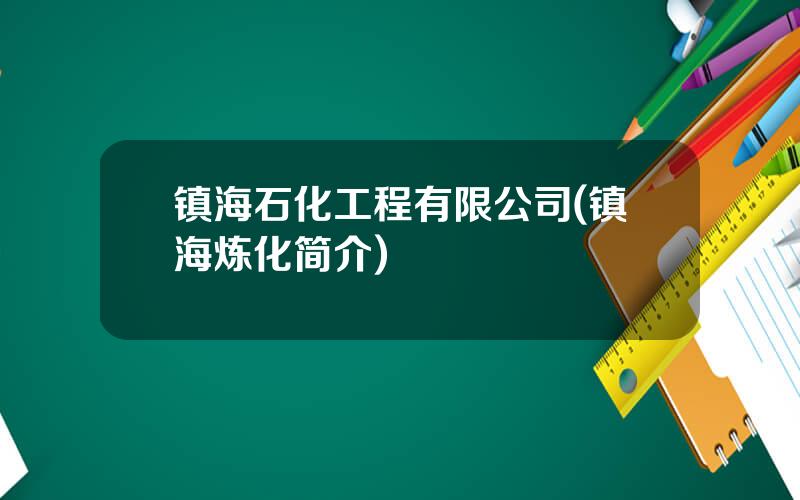 镇海石化工程有限公司(镇海炼化简介)