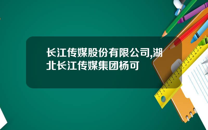 长江传媒股份有限公司,湖北长江传媒集团杨可