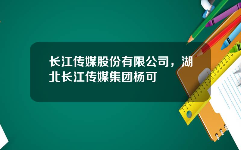 长江传媒股份有限公司，湖北长江传媒集团杨可